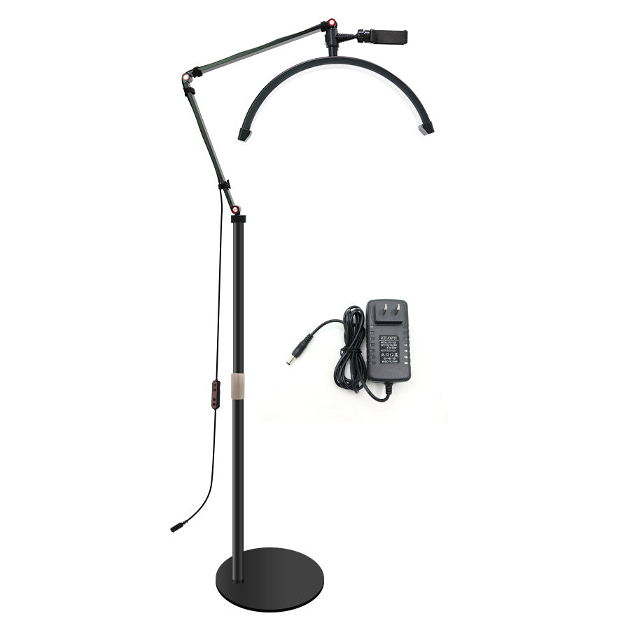 Adjustable U-Shape LED Beauty Floor Lamp